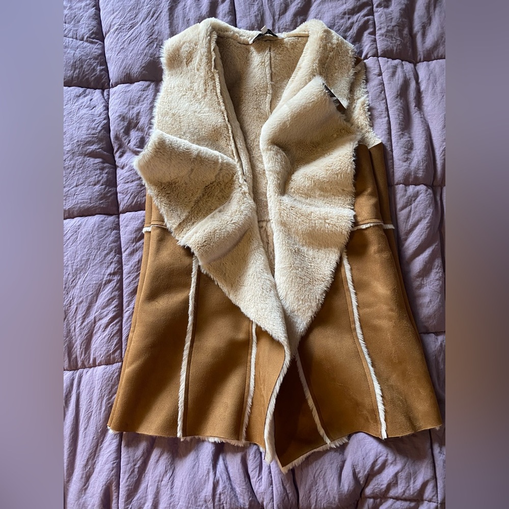 Cupcakes and Cashmere Faux Suede Vest